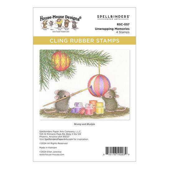 Spellbinders Cling Stamps - Unwrapping Memories