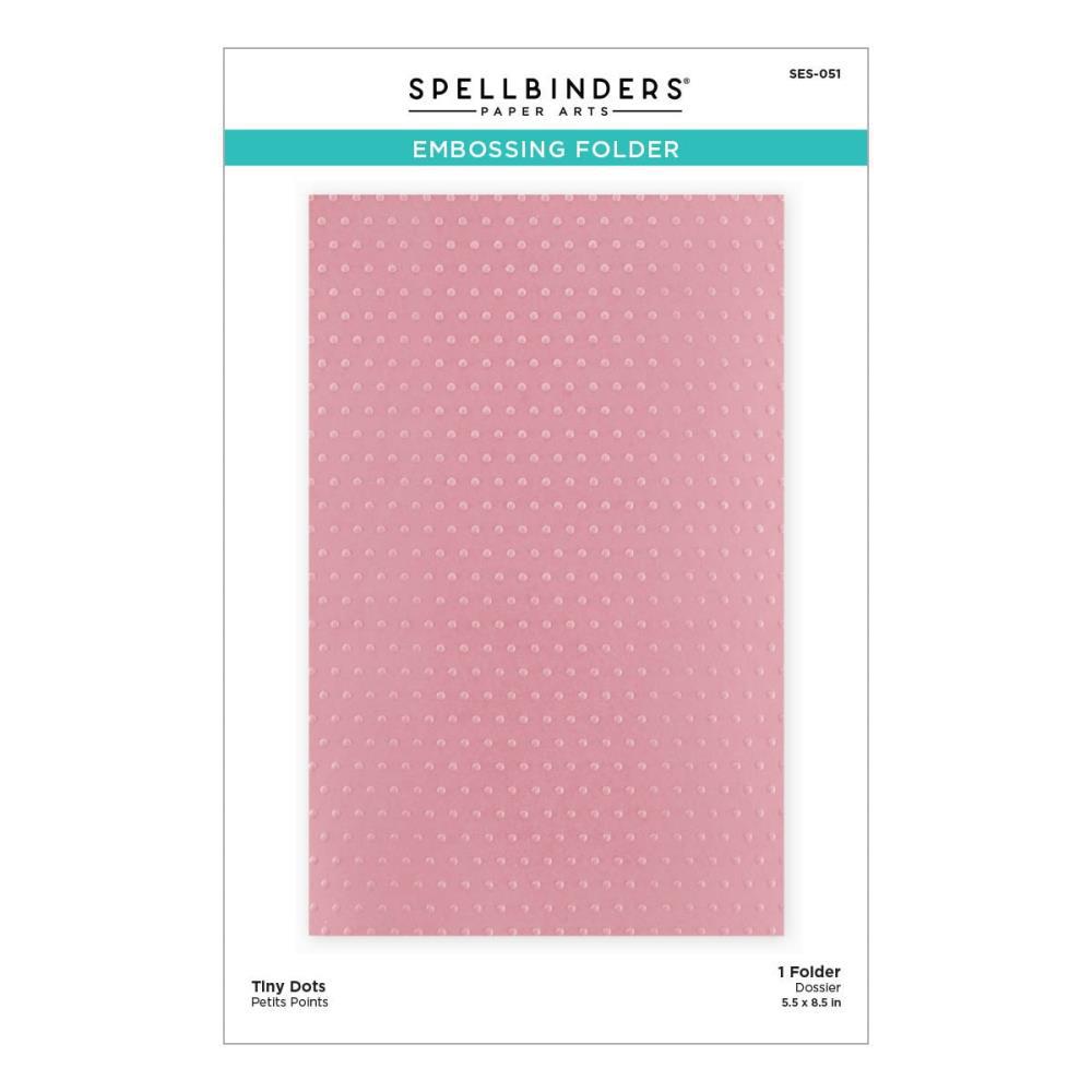 Spellbinders Embossing Folder - Tiny Dots