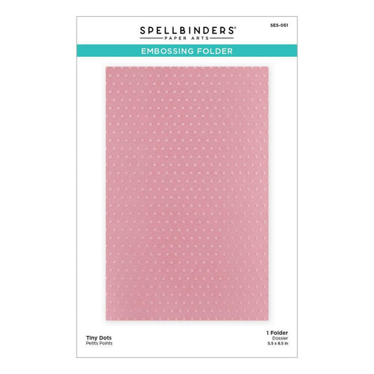 Spellbinders Embossing Folder - Tiny Dots