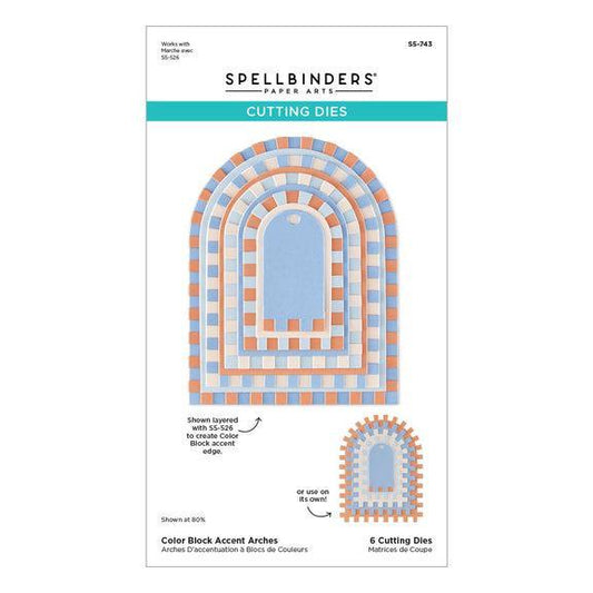 Spellbinders Dies - Color Block Accent Arches
