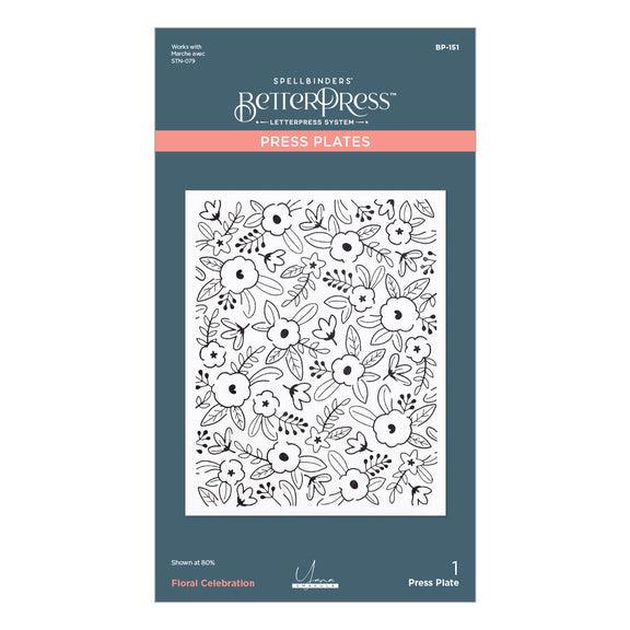 Spellbinders Press Plates - Floral Celebration