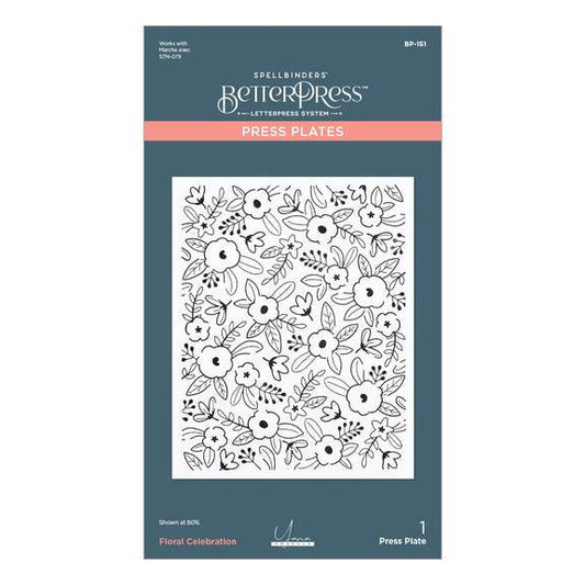 Spellbinders Press Plates - Floral Celebration