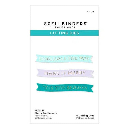 Spellbinders Dies - Make It Merry Sentiments