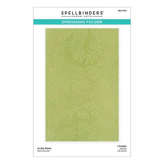 Spellbinders 3D Embossing Folder - In the Pines