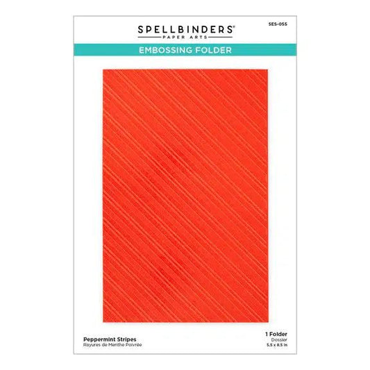 Spellbinders Embossing Folder - Peppermint Stripes