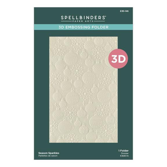 Spellbinders 3D Embossing Folder - Season Sparkles