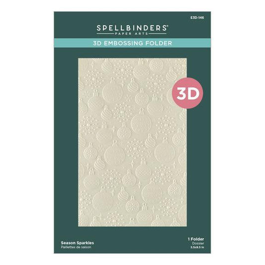 Spellbinders 3D Embossing Folder - Season Sparkles