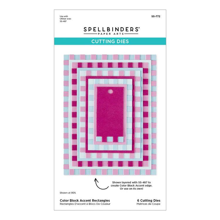Spellbinders Dies - Color Block Accent Rectangles