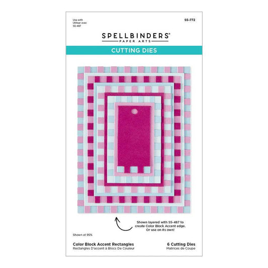 Spellbinders Dies - Color Block Accent Rectangles