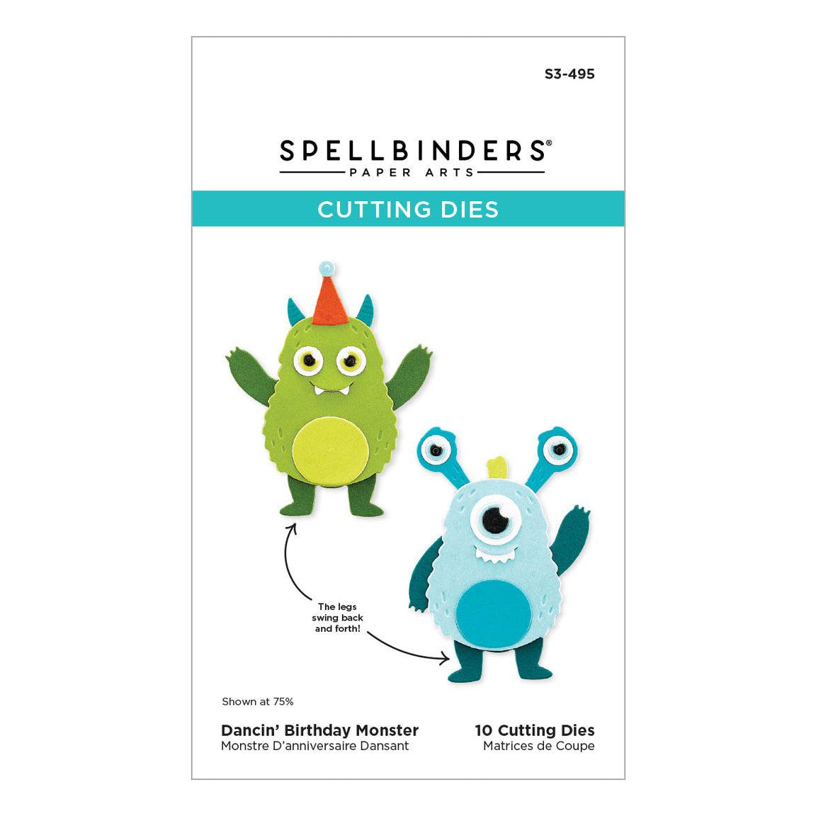 Spellbinders Dies - Dancin' Birthday Monster