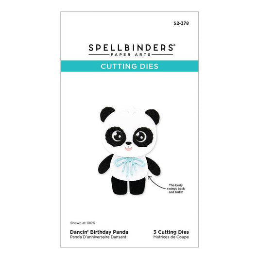 Spellbinders Dies - Dancin' Birthday Panda