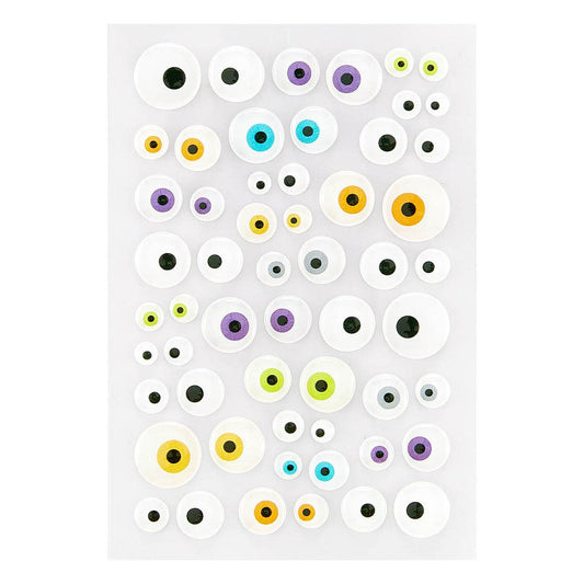 Spellbinders Enamel Stickers - Monster Eyes