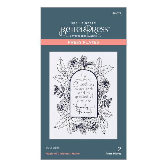 Spellbinders Press Plates - Magic of Christmas Frame