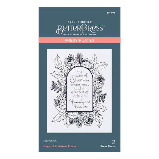 Spellbinders Press Plates - Magic of Christmas Frame