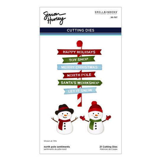 Spellbinders Dies - North Pole Sentiments