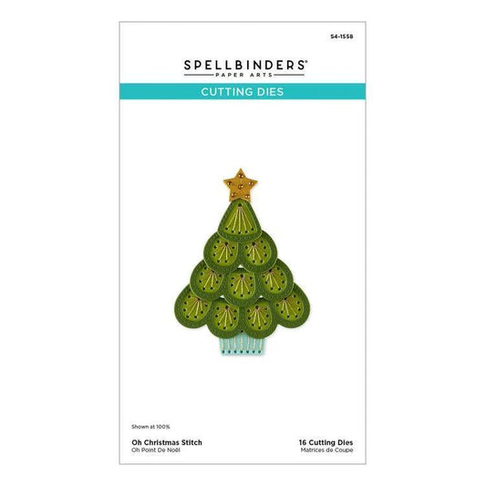 Spellbinders Dies - Oh Christmas Stitch