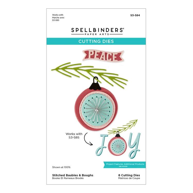 Spellbinders Dies - Stitched Baubles & Boughs