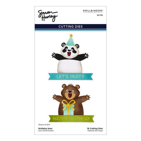 Spellbinders Dies - Birthday Bear