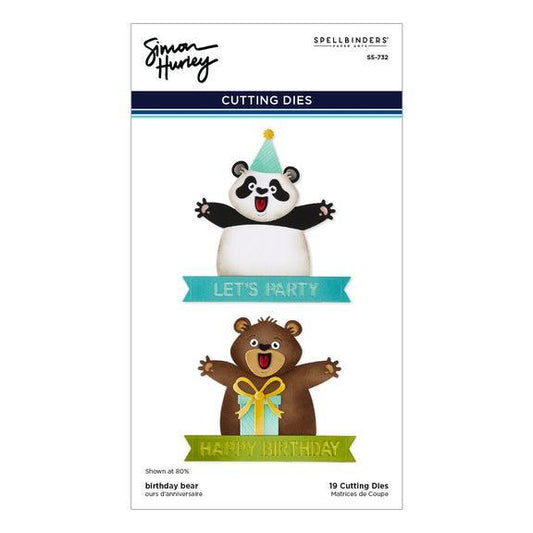 Spellbinders Dies - Birthday Bear