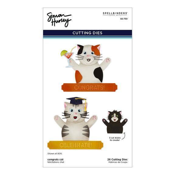 Spellbinders Dies - Congrats Cat