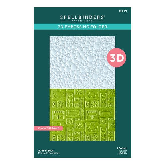 Spellbinders 3D Embossing Folder - Suds & Buds