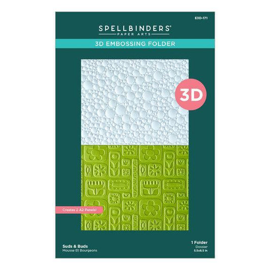 Spellbinders 3D Embossing Folder - Suds & Buds
