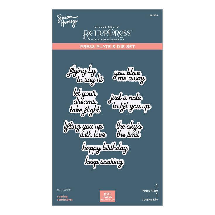 Spellbinders Press Plates & Dies - Soaring Sentiments