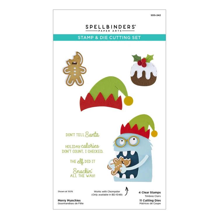 Spellbinders Clear Stamp & Dies - Merry Munchies