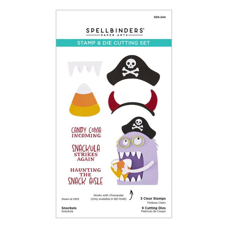 Spellbinders Clear Stamp & Dies - Snackula