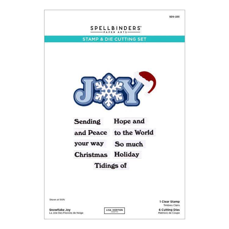 Spellbinders Clear Stamps & Dies - Snowflake Joy