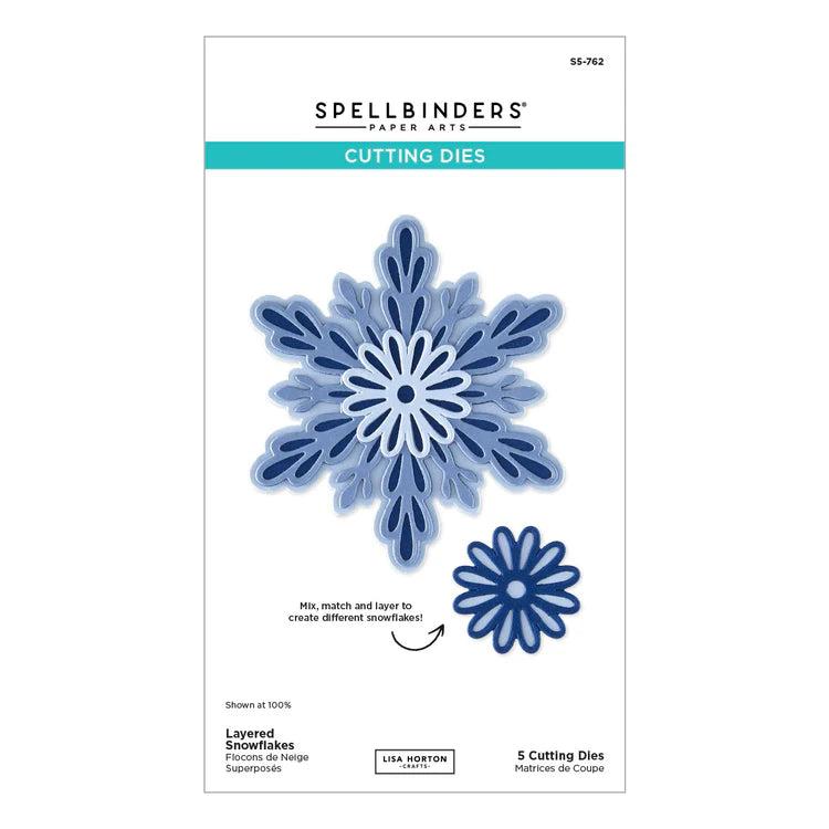 Spellbinders Dies - Layered Snowflakes