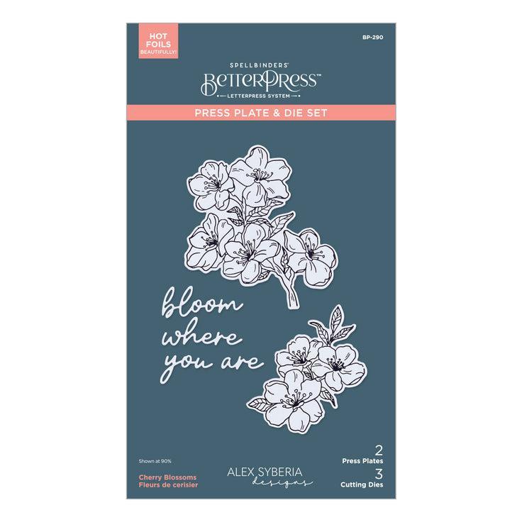 Spellbinders Press Plates & Dies - Cherry Blossoms