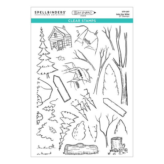 Spellbinders Clear Stamps - Into the Wild