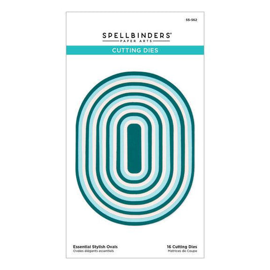 Spellbinders Dies - Essential Stylish Ovals