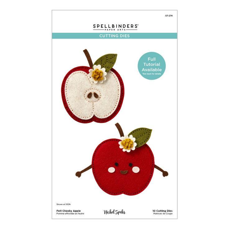 Spellbinders Dies - Felt Cheeky Apple