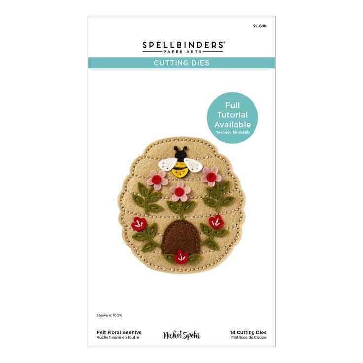 Spellbinders Dies - Felt Floral Beehive