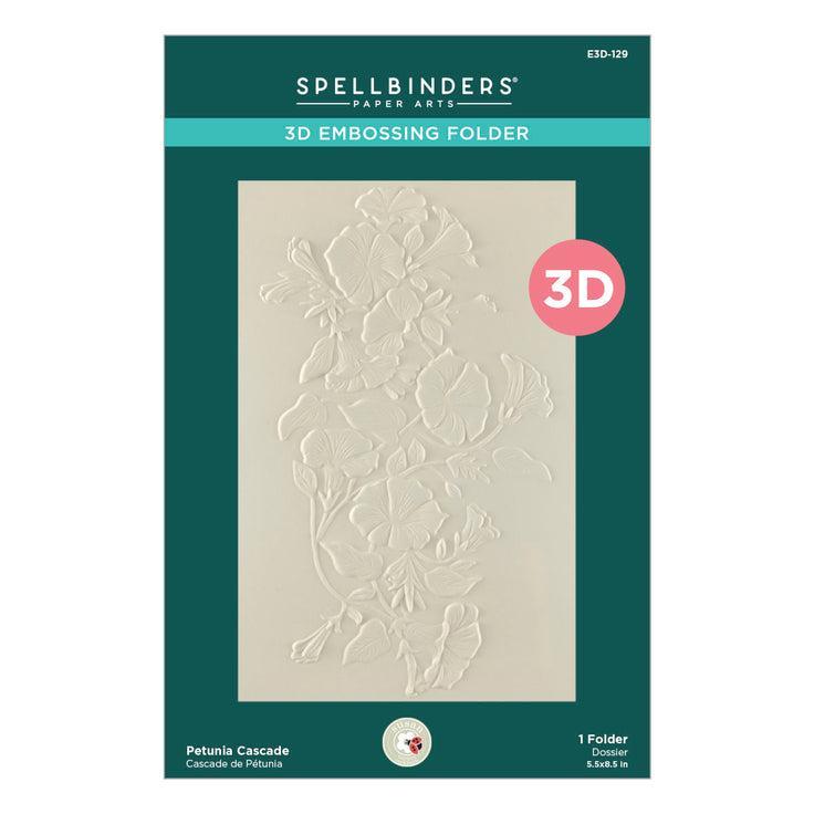 Spellbinders 3D Embossing Folder - Petunia Cascade