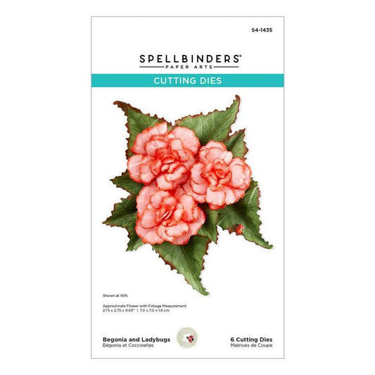 Spellbinders Dies - Begonia and Ladybugs