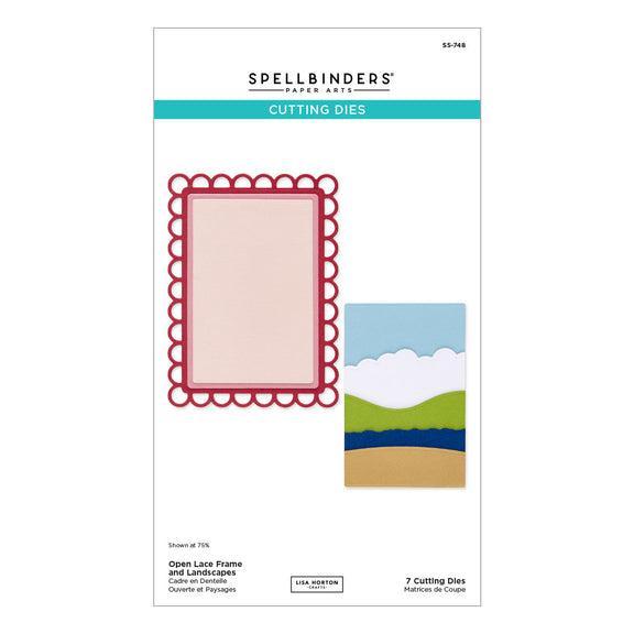 Spellbinders Dies - Open Lace Frame and Landscapes