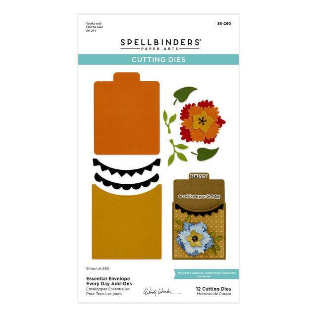 Spellbinders Dies - Essential Envelope Every Day Add-Ons