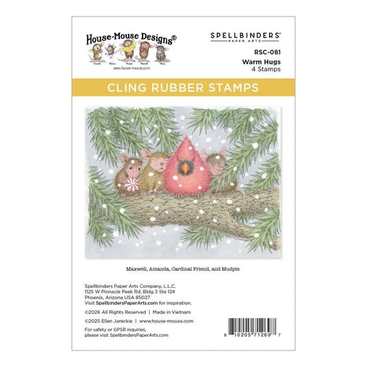 Spellbinders Cling Stamps - Warm Hugs