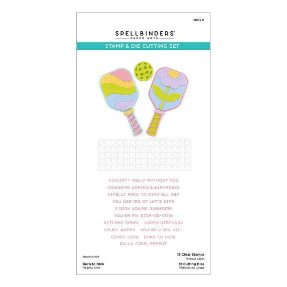 Spellbinders Clear Stamps & Dies - Born to Dink