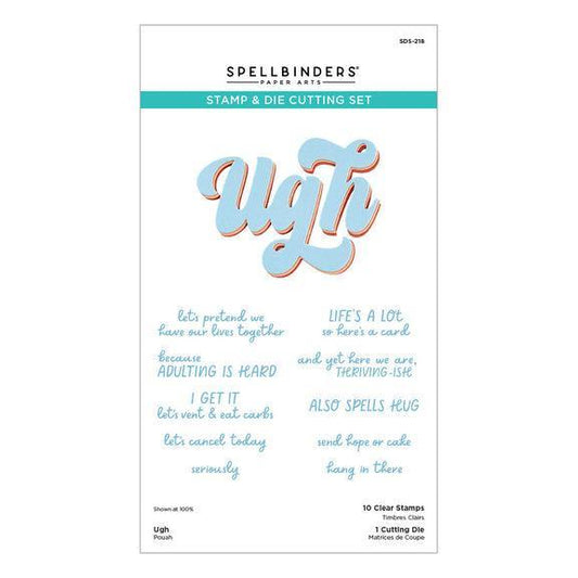 Spellbinders Clear Stamps & Dies - Ugh