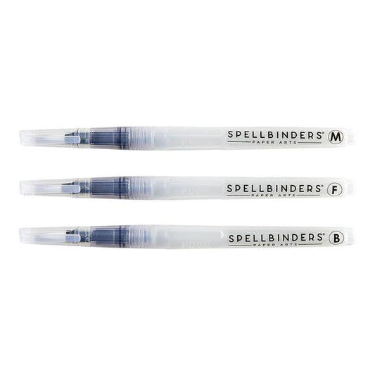 Spellbinders Water Brush Set - 3 Pack