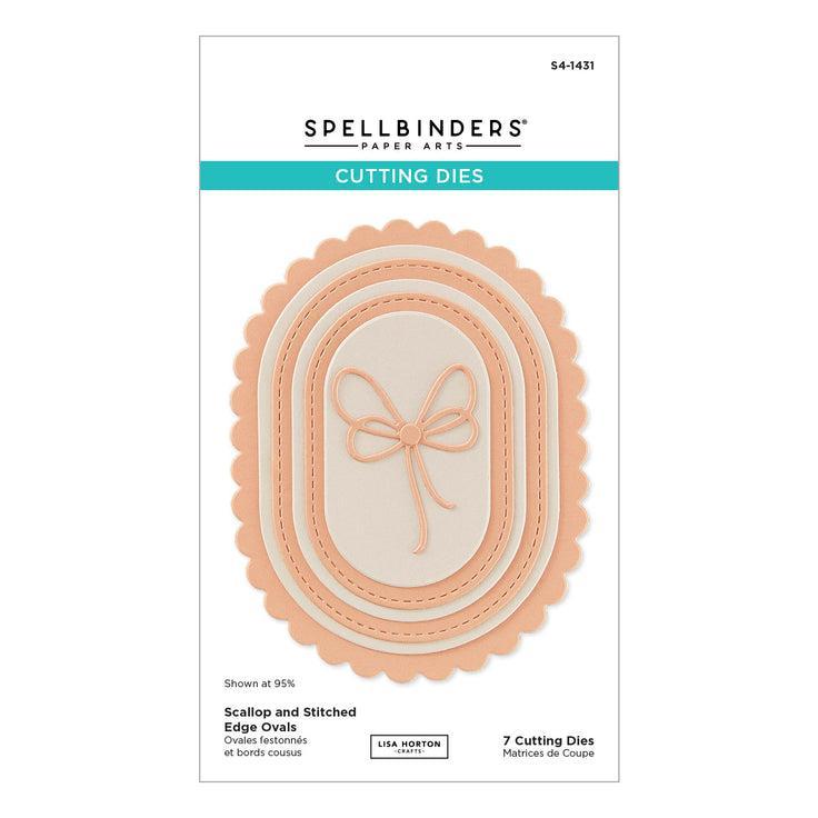 Spellbinders Dies - Scallop and Stitched Edge Ovals
