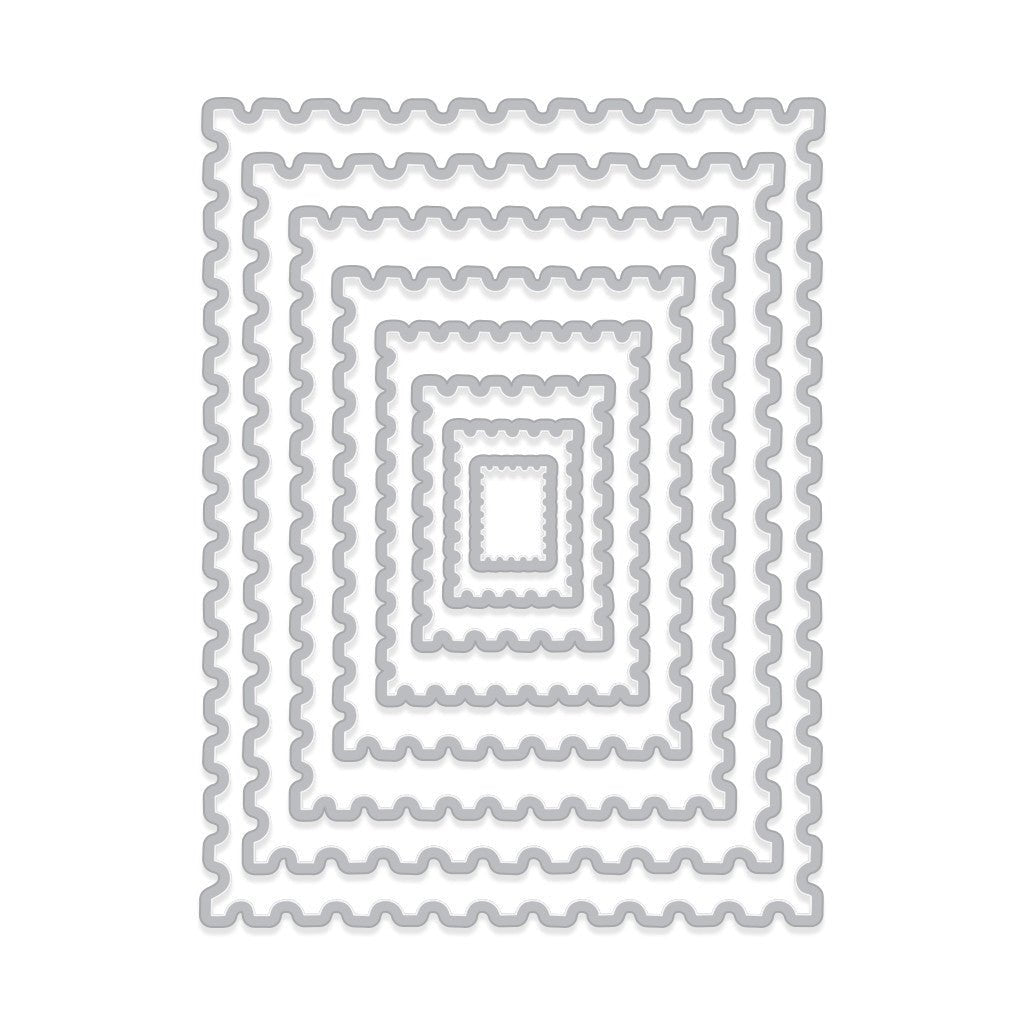 Hero Arts Dies - Nesting Postage Stamps