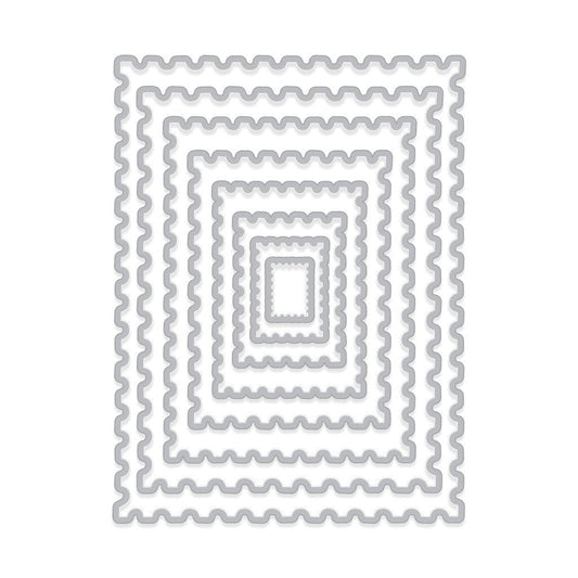 Hero Arts Dies - Nesting Postage Stamps